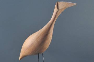 Figurka drewniana - Ptaszek XX