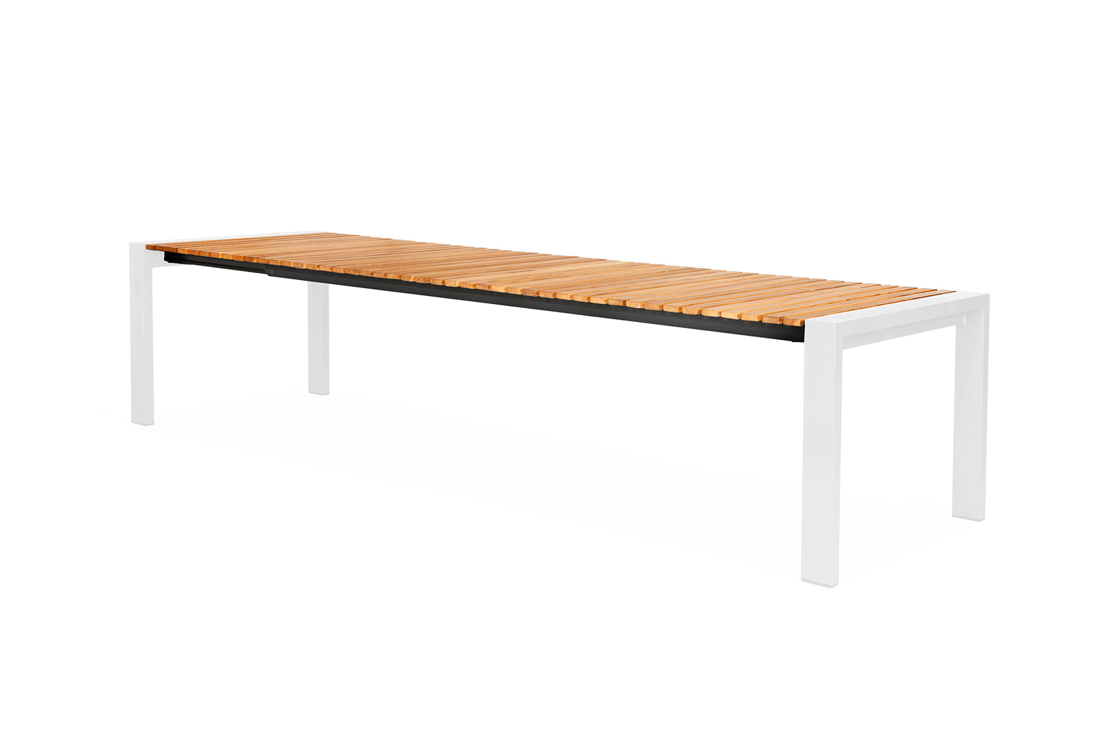 Stół ogrodowy rozkładany RIALTO 265 cm biały