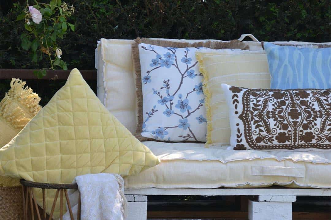 Poduszka ogrodowa dekoracyjna Renzo szara