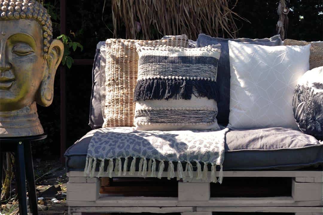 Poduszka ogrodowa dekoracyjna Brent oliwkowa