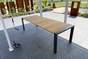 PROMOCJE: Rozkładany stół ogrodowy RIALTO 265cm antracyt 976