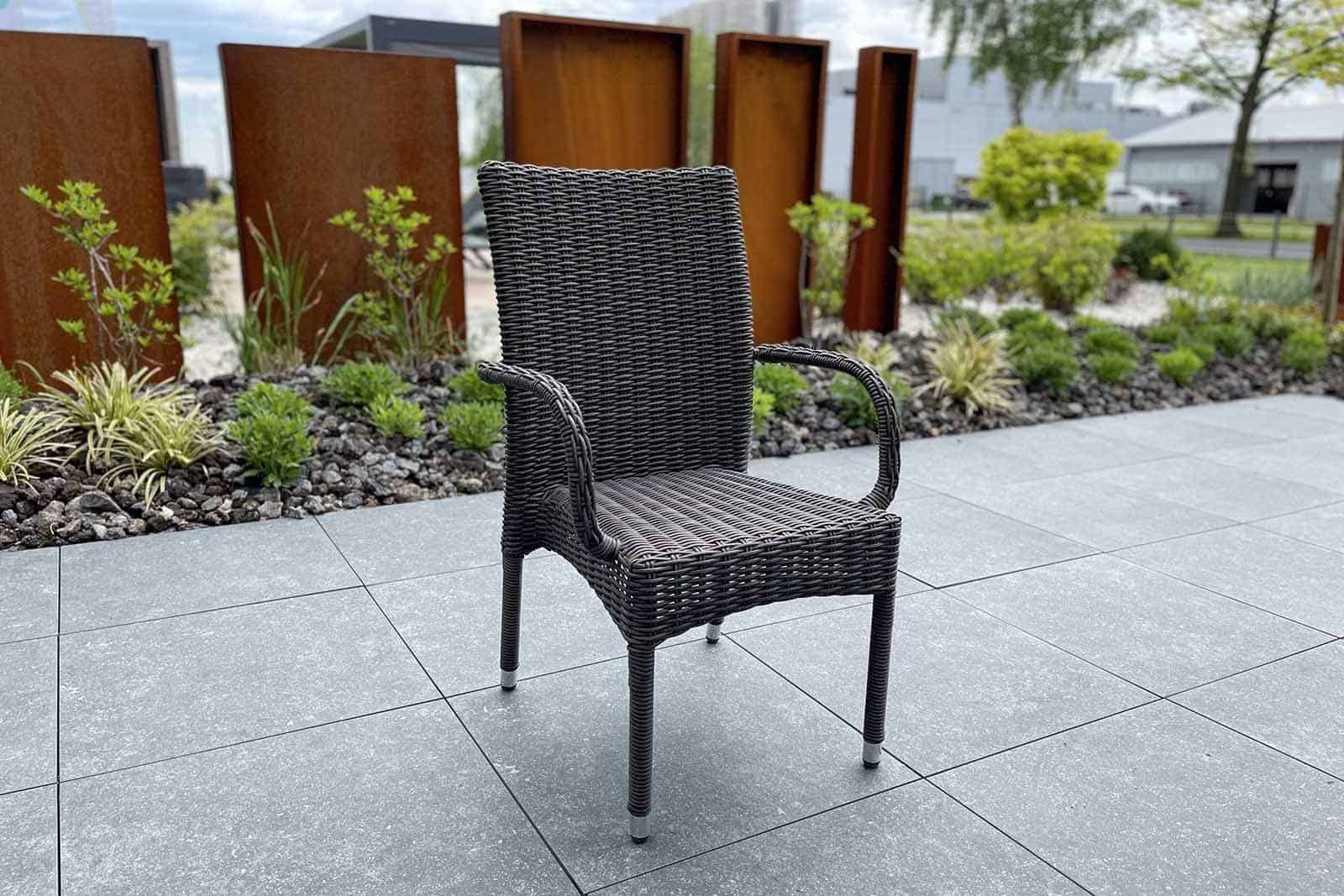 Krzesło ogrodowe TRAMONTO royal brąz 978