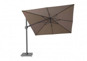 parasol ogrodowy: Parasol ogrodowy Challenger T2 premium 3 m x 3 m havanna 7139Q 1191