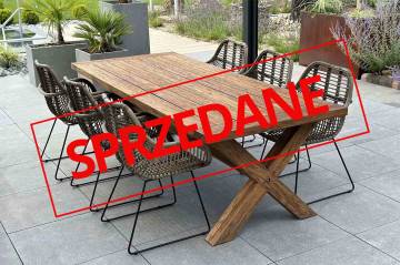Poprzednie kolekcje: Stół ogrodowy LYON 240 + 6x Krzesło LAVAL szare 1294