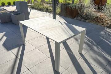 Stół ogrodowy RIALTO 163 cm ALU biały 1365