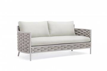 Meble tarasowe PREMIUM: Sofa ogrodowa dwuosobowa LOOP