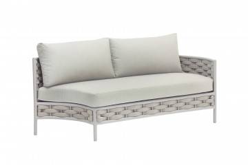 luksusowe meble technorattan: Sofa ogrodowa lewostronna LOOP