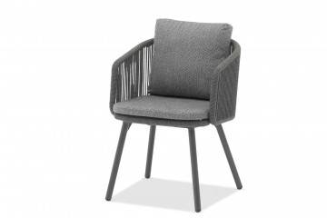 Krzesła i fotele ogrodowe: Krzesło ogrodowe HARBOUR antracyt