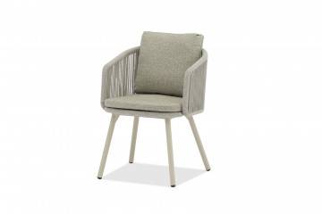fotele ogrodowe: Krzesło ogrodowe HARBOUR białe