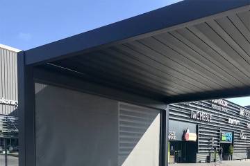 Pergola PERARA 400x300 antracyt + 1 roleta 300 cm 1541 OUTLET