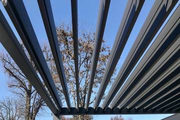 Pergola PERARA 400x300 antracyt + 1 roleta 300 cm 1541 OUTLET