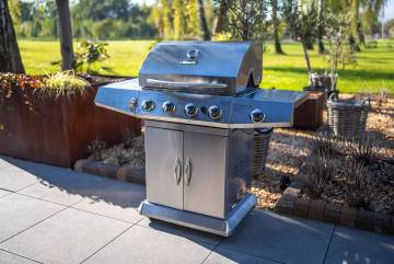 grill ogrodowy: Grill ogrodowy gazowy PALERMO 4-palnikowy 1522 OUTLET