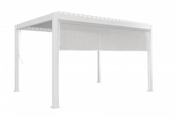 Zadaszenie PERARA 360x360cm biała + roleta 360cm 1643 OUTLET